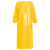 易美丽诺 LCF1018 TPU罩衣防水防油耐酸碱石材屠宰食品厂长袖反穿围裙  黄色小号 125*110