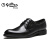 金利来（goldlion）男鞋商务正装休闲鞋简约舒适柔软皮鞋521730665ABA-黑色-40码