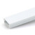 ABLEMEN PVC白色装配走线槽 阻燃绝缘明装室内穿线槽电线电缆网线过线槽 100*50mm方型槽 5米（1米*5根装）