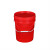 威佳20L加厚广口桶塑料桶大口水桶广口密封桶pp桶包装桶红色