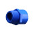 联塑（LESSO）外丝直接头(PVC-U给水配件)蓝色 dn25XR3/4＂