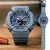卡西欧（CASIO）手表男女G-SHOCK系列GM-2100B-4A金属农家橡树八角指针双显红盘 GA-2100PT-2A