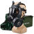 素界fmj05型防毒面具防核辐射防生化毒烟毒雾粉尘MF11B全面罩 fmj05防毒面具5件套