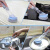 谋福 长手柄加液锅刷厨房灶台去污清洁洗锅刷碗钢丝球刷不粘锅【单个PET蓝色球（加密网孔，20个装）】