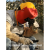 定制电焊面罩红钢纸焊帽子安全焊接防护头戴式焊工氩弧焊防火星防 黄帽带卡槽