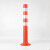 塑料警示柱弹力柱反光路锥柔性交通防撞柱隔离墩分流立柱道口护栏 90CM一EVA海绵-红色（压不坏）
