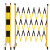 希万辉 可移动电力施工程安全玻璃钢绝缘管式伸缩围栏施工隔离栏折叠管式隔离防护栏 红白色高1.2m长10m