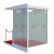 聚远 JUYUAN 不锈钢钢化玻璃岗亭 1.75x1.75+站台 1米x2.8高