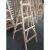 装修实木木梯人字梯双侧水电走梯室内室外工程木梯直梯置物架 1.2米轻便型2.5*4.5