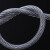 丰稚 包塑镀锌钢丝绳 透明涂塑带胶钢丝绳 带皮PVC钢丝绳 包胶晾衣绳 单位/卷 10mm1米 