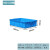 塑料周转箱框子长方形胶箱工业箱子收纳胶框物流筐子 600-150箱：665*435*160 蓝色