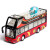 节日礼物公交巴士玩具双层巴士模型仿真双层敞篷公共汽车合金大巴车玩具车儿童小汽车 双层观光巴士-红色