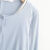 恺吉锐早秋bm风纯欲短款小众设计感开叉长袖T恤女学生上衣两潮 蓝色开衫+背心 -高质量 S