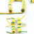 1单芯黄绿双色线弹簧线接地线伸缩线1.52.5平方纯铜电源线弹弓线 1芯0.5平方拉伸0.3米