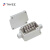 上海天逸电器 接线盒 PC 灰盖(100*80*36)内置16副接线端子 P03604