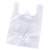 蓓尔蓝WAB0356白色透明食品塑料袋一次性手提背心包装袋24*37（100个）加厚