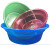 卉营（HUIYING）透明塑料盆 2011透明盆洗菜盆透明塑料盆 洗手盆 面盆 360*118mm 颜色随机 /个 可定制