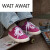 WAIT AWAIT专业滑板鞋红色翻毛皮低帮男女耐磨帆布鞋 TOS05015/玫红色 #20