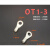 定制OT6-10冷压圆形线耳鼻接线圆形O型连接器铜鼻子端子圆形议价 0T0.5-3(2000/包)