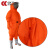 成楷科技（CK-Tech）防蜂服 CKB-F013 防马蜂虎头蜂灭蜂加厚连体防护服带风扇 橘色 S码