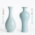 沃之沃仿古汝窑陶瓷花瓶瓷器摆设蓝色艺术复古中式简约家居客厅装饰摆件 观音瓶-豆绿色