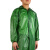 沸耐笙 FNS-24031 劳保工地PVC分体海胶雨衣套装 绿色分体3斤 1套
