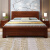 奈高新中式实木床公寓床双人床卧室床抽屉款1.2米含床垫床头柜