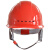 海斯迪克 HK-763 安全认证绝缘安全帽ABS 可印字 工程施工 工业建筑防砸抗冲击保护头盔 TQ型红色透气