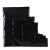 ONEVAN黑色自封袋(100只）不透光密封袋 PE避光包装袋 防尘防水化工原料封口袋 黑色自封袋 33*45cm(13丝)