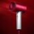 素士电吹风机家用负离子护发大功率速干 冷热风循环H5（套装）女神红/落日玫瑰