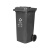 工者户外垃圾桶 环卫分类塑料垃圾桶 灰色（其他垃圾标识）120L加厚款定制GZ-22
