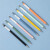 日本MARKSTYLE系列Colors木轴中性笔按压出芯糖果色0.5mm黑色针管marks 橙色