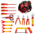昆杰（KUNJEK）15件VDE双色工器具工具包组套 Q840-015 15件套 (单位：套)