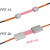 明拓斯矩阵光纤传感器矩形区域光纤细小物体区域检测对射光栅光幕 FRT-120配套放大器FS-V81N(NPN)