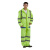 大杨RF730反光雨衣雨裤套装 荧光绿165以下 防汛救援分体警示服双层透气防雨服 定制