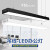 佛山照明（FSL）LED办公室吊线灯长条灯条形长方形吊线灯盘方通灯熙凡系列 白框（1200*300）48W白光（5700K）