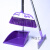 扫把簸箕套装组合软毛扫地笤帚卫生间魔法扫帚畚箕扫头发神器 清爽紫单个扫把