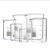 RICH LAB SCRC厚壁玻璃烧杯带刻度耐高温透明无柄量杯100/250/500/1000ml 100ml