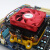 AMD主板支架 B350A320X370 B450扣具AM4散热器底座AM3锐龙CPU背板 F款 AM4--塑料单底板