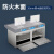 萤石海康机柜监控台操作台控制台桌子指挥桌电力监控中心控制平台加宽 单联厚款蓝白色（0.8米加宽）