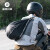 洛克兄弟头盔包便携背包收纳袋网兜置物通勤背包 大容量头盔背包-可装全盔