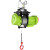 星期十 400公斤30米钢丝绳-遥控-座式 绿巨人钢丝绳小型电动葫芦220v快速墙上无线遥控卷扬机起重吊机定制