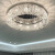 北原野子现代水晶吸顶灯北欧简约客厅卧室灯创意酒店美式LED灯具
