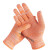 12双夏季条纹薄款尼龙纱线透气工作手套劳保耐磨弹力防晒男女 S码（小号） 橙色尼龙手套（12双）