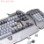 迪摩F4机械键盘樱桃黑轴RGB背光游戏键盘模块化宏定义编程可拆分 cherry茶轴(RGB背光) 标配