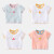 赢一贝宝宝短袖T恤夏季新生儿上衣洋气女童t恤半袖薄款1岁婴儿夏装衣服 粉色菠萝 100码适合90-100cm