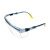 霍尼韦尔（Honeywell）护目镜100300 防雾防风沙防刮擦劳保 透明镜片水晶蓝镜框  防护眼镜S200A-Plus  1副装