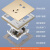 飞雕（FEIDIAO）插座面板 86型暗装 雕琢系列（迪拜金） 联体5插带二位USB（3.1A） 