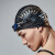 阿瑞娜（arena）原装进口游泳帽男女通用舒适防水加大护耳泳帽ASS9604-BLK黑色
