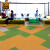 爱柯部落 方块毯办公室拼接地毯 会议客厅满铺防滑地垫装隔音地毯50cm×50cm（4片）浅灰110115